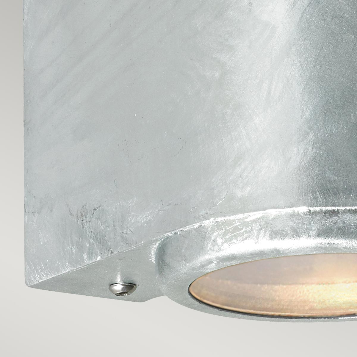Norlys Mandal 1 Light Down Wall Light Galvanised MANDAL-DN-GAL