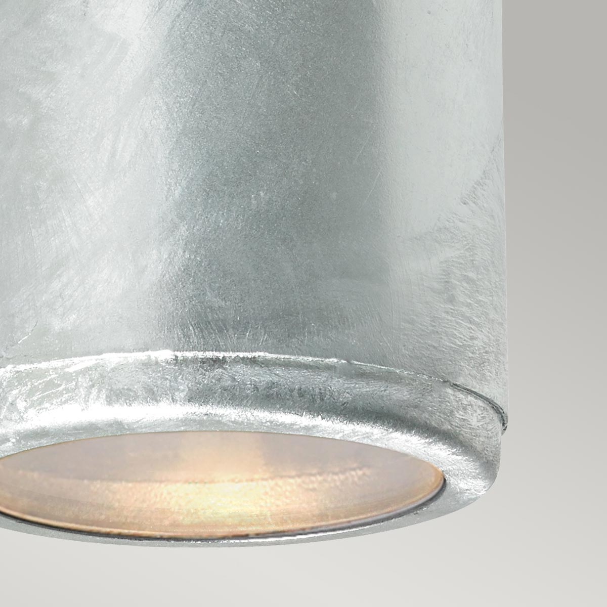 Norlys Mandal 1 Light Down Wall Light Galvanised MANDAL-DN-GAL