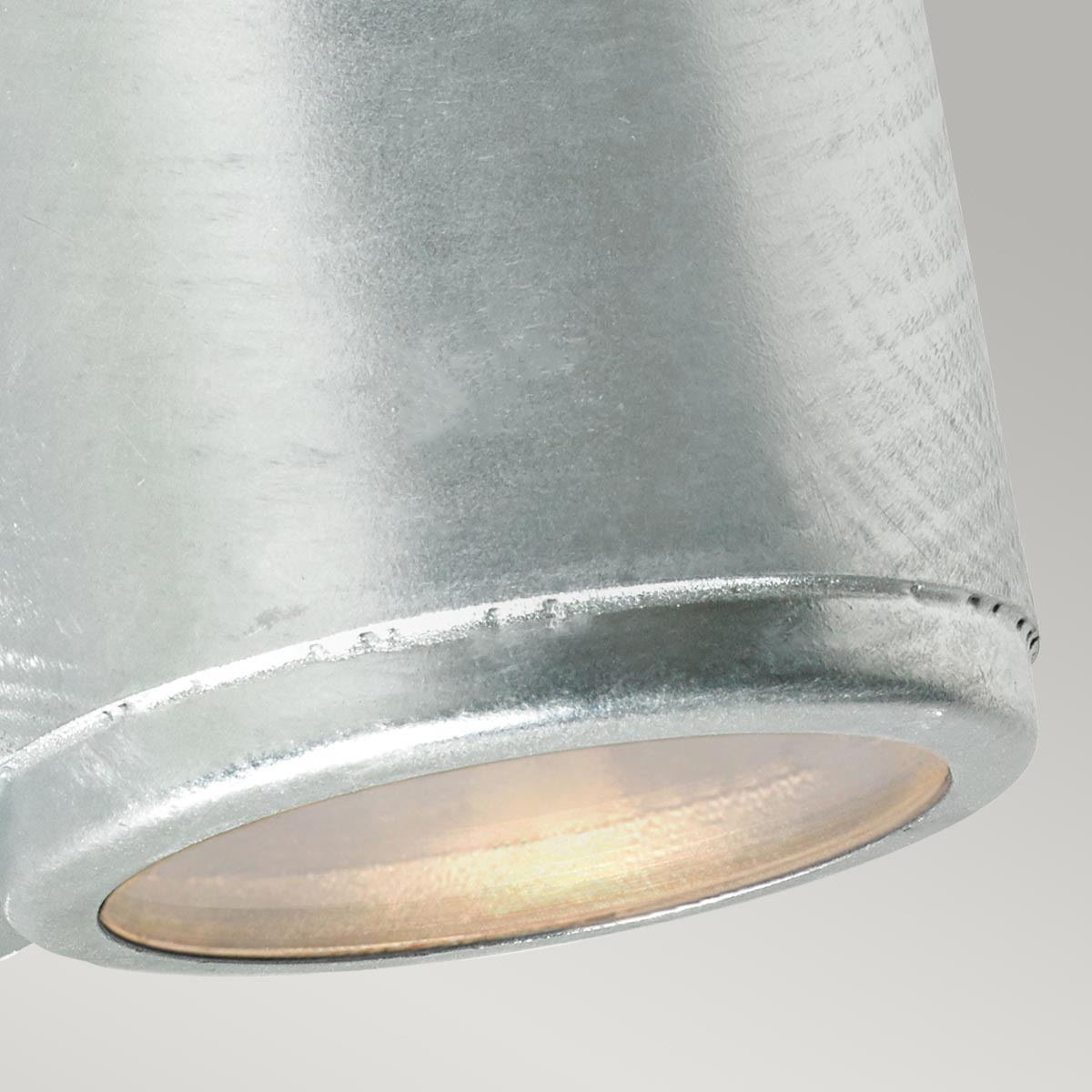 Norlys Mandal 2 Light Up/Down Wall Light Galvanised MANDAL-UD-GAL