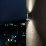 Norlys Mandal 2 Light Up/Down Wall Light Galvanised MANDAL-UD-GAL