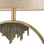 Magnalux Manhattan Antique Brass and Crystal Table Lamp c/w Shade Part Number - MAN01AB