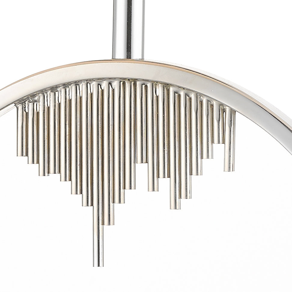 Magnalux Manhattan Polished Chrome and Crystal Table Lamp c/w Shade Part Number - MAN01CH