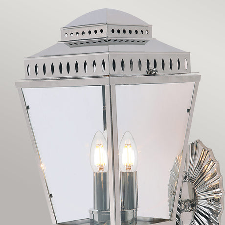 Elstead Lighting Outdoor Wall Light from the Mansion House range. Mansion House 3 Light Wall Lantern Product Code = MANSION-HOUSE-WB1-PN