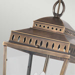 Elstead Lighting Outdoor Hanging from the Mansion House range. Mansion House 3 Light Chain Lantern Product Code = MANSION-HOUSE8-BR