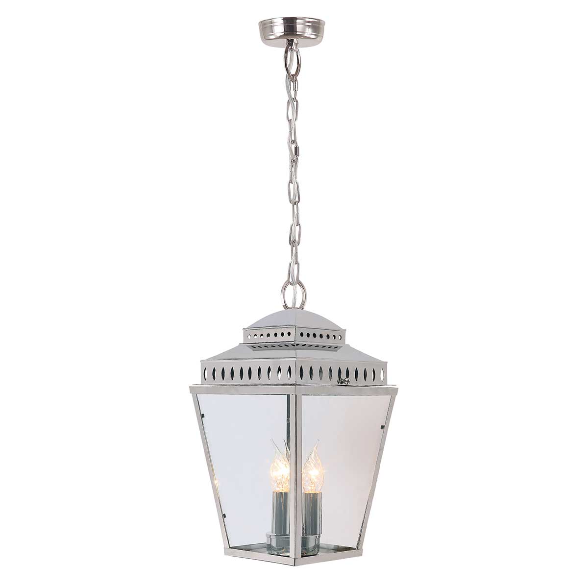 Elstead Lighting Outdoor Hanging from the Mansion House range. Mansion House 3 Light Chain Lantern Product Code = MANSION-HOUSE8-PN