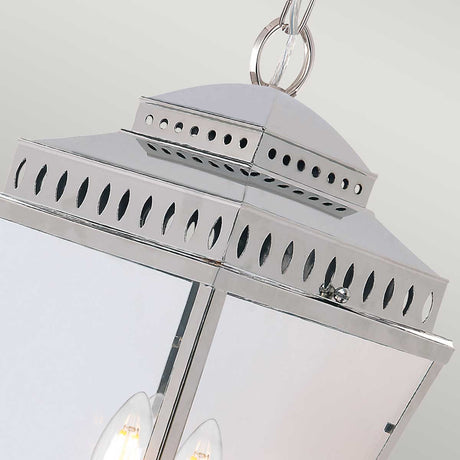 Elstead Lighting Outdoor Hanging from the Mansion House range. Mansion House 3 Light Chain Lantern Product Code = MANSION-HOUSE8-PN