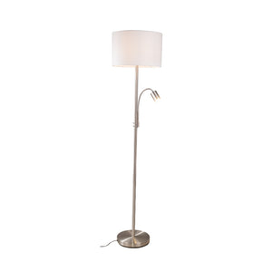 Magnalux Marshall  Mother and Child Floor Lamp Satin Chrome Part Number - MAR02SCFL