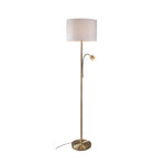 Magnalux Marshall Mother and Child Floor Lamp Antique Brass Part Number - MAR02ABFL