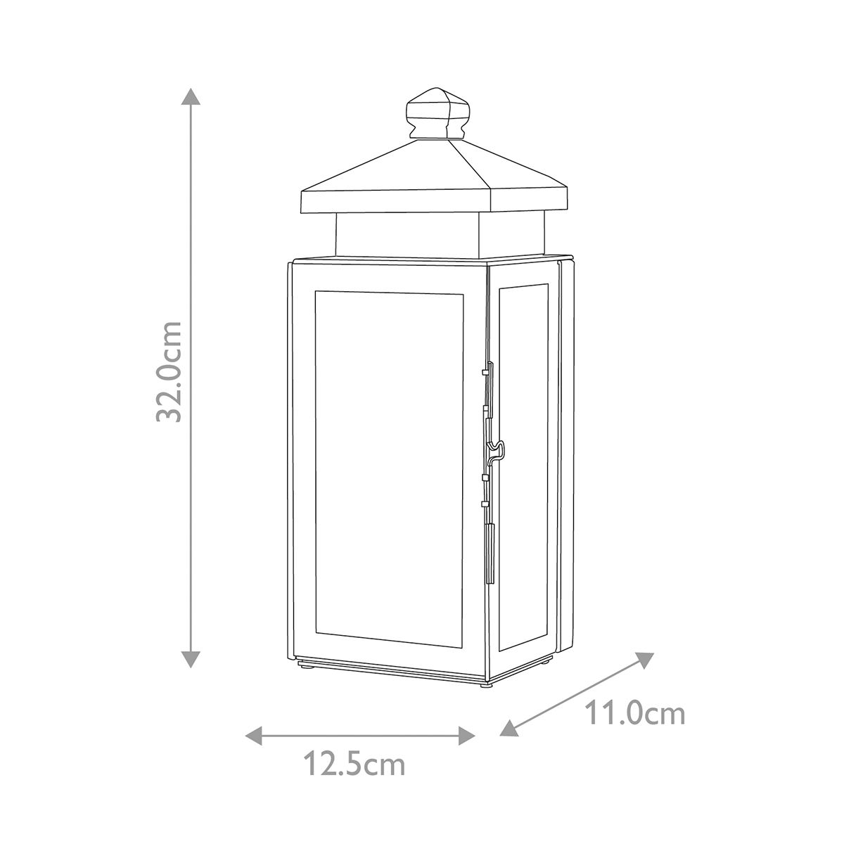 Elstead Lighting Outdoor Wall Light from the Matlock range. Matlock 1 Light Wall Lantern – SKU MATLOCK