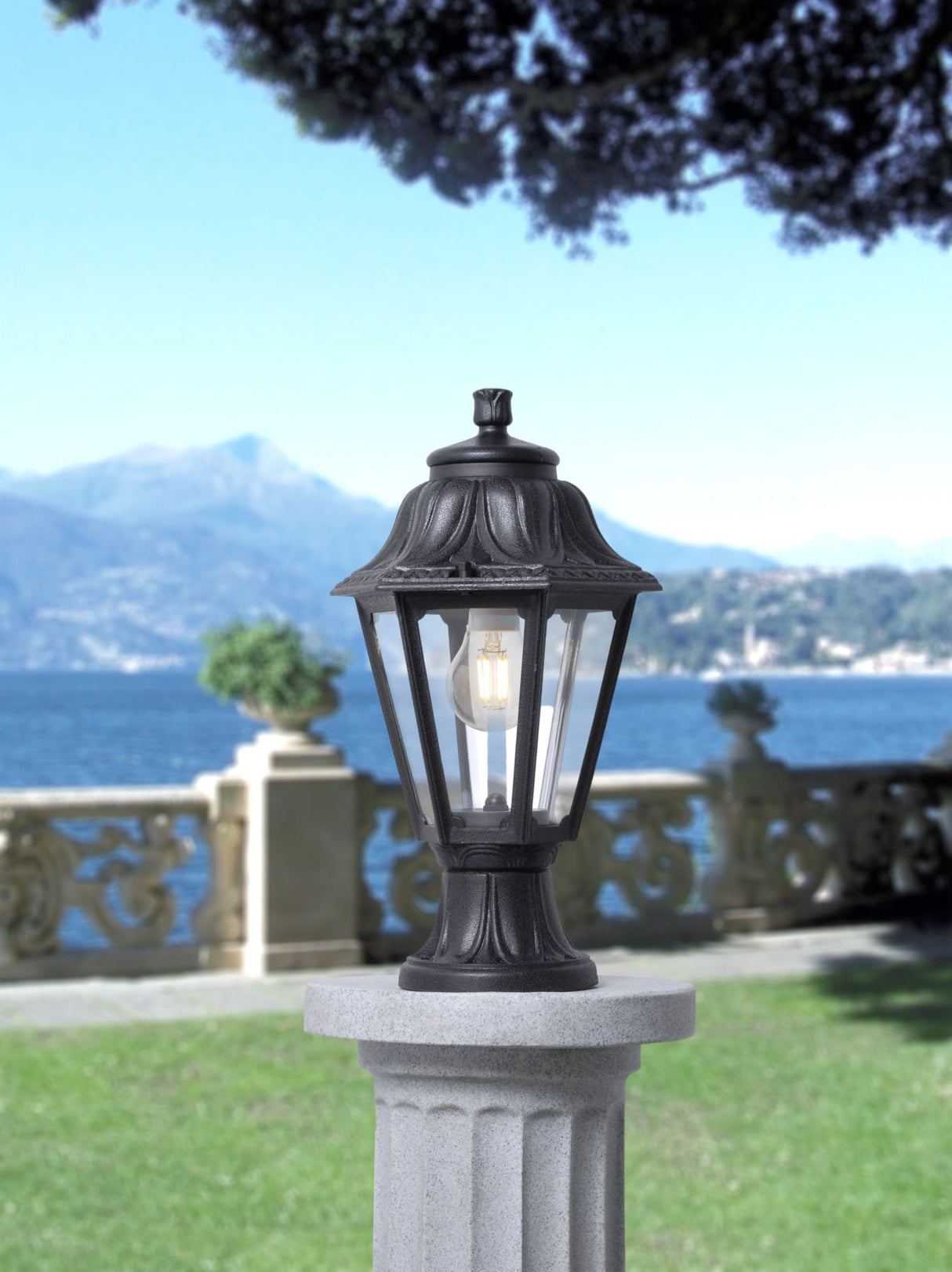 Magnalux Midipilar Sergio 15W CCT Wall Light Grey Part Number - MIDIPILAR/SERGIOGY