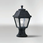 Magnalux Mikrolot/G250 Black Base Opal Sphere E27 Post Top Light Part Number - MIKROLOT/G250