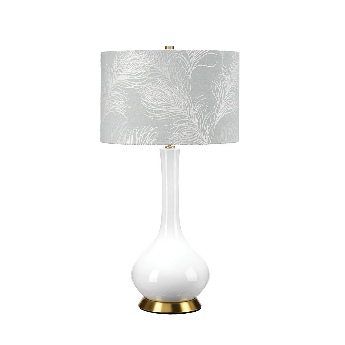 Elstead Lighting Table Lamp from the MILO range. Milo 1 Light Table Lamp – SKU MILO-AB-TL-FDEB