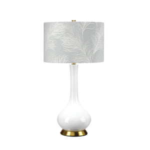 Elstead Lighting Table Lamp from the MILO range. Milo 1 Light Table Lamp Product Code = MILO-AB-TL-FDEB