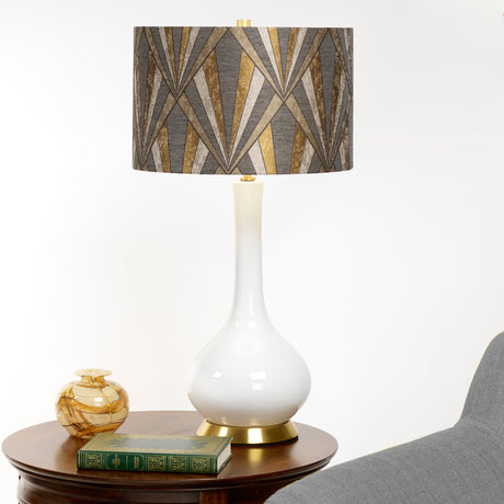 Elstead Lighting Table Lamp from the MILO range. Milo 1 Light Table Lamp Product Code = MILO-AB-TL-VOGPB