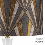 Elstead Lighting Table Lamp from the MILO range. Milo 1 Light Table Lamp – SKU MILO-AB-TL-FDEB