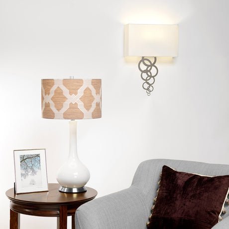 Elstead Lighting Table Lamp from the MILO range. Milo 1 Light Table Lamp Product Code = MILO-PN-TL-OVTH