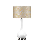 Elstead Lighting Table Lamp from the MILO range. Milo 1 Light Table Lamp – SKU MILO-PN-TL-PSM