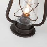 Elstead Lighting Pedestal Lantern from the Miners range. Miners 1 Light Pedestal Lantern Product Code = MINERS-PED