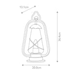 Elstead Lighting Pedestal Lantern from the Miners range. Miners 1 Light Pedestal Lantern – SKU MINERS-PED