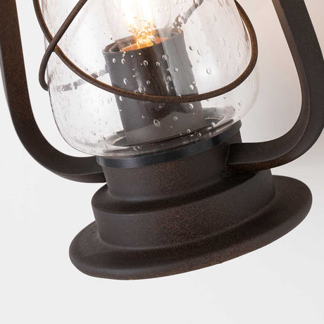 Elstead Lighting Outdoor Wall Light from the Miners range. Miners 1 Light Wall Lantern Product Code = MINERS-WALL