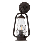 Elstead Lighting Outdoor Wall Light from the Miners range. Miners 1 Light Wall Lantern Product Code = MINERS-WALL