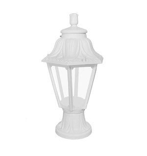 Magnalux Minilot/Rut White Clear E27  Post Top Light Part Number - MINILOT/RUTWH