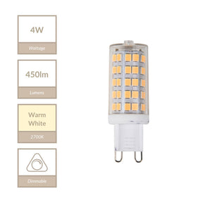 Magnalux G9 - SMD LED Cob Lamp. Part Number - MLD4G9/WW