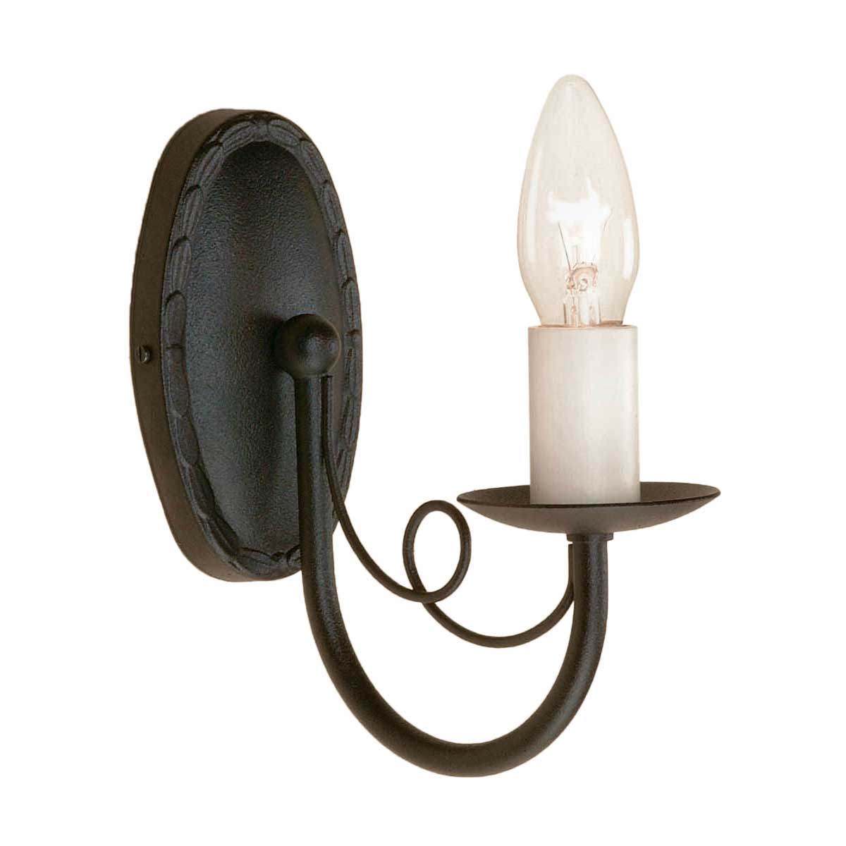 Elstead Lighting Wall Light from the Minster range. Minster 1 Light Wall Light Product Code = MN1-BLACK