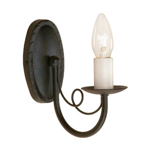Elstead Lighting Wall Light from the Minster range. Minster 1 Light Wall Light Product Code = MN1-BLACK