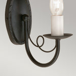 Elstead Lighting Wall Light from the Minster range. Minster 1 Light Wall Light – SKU MN1-BLACK