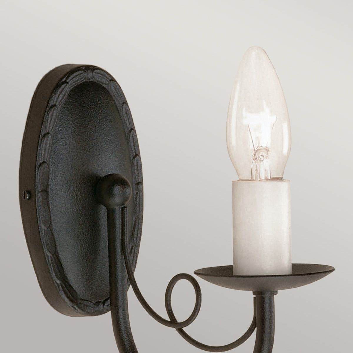 Elstead Lighting Wall Light from the Minster range. Minster 1 Light Wall Light – SKU MN1-BLACK