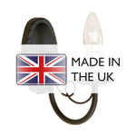 Elstead Lighting Wall Light from the Minster range. Minster 1 Light Wall Light – SKU MN1-BLACK