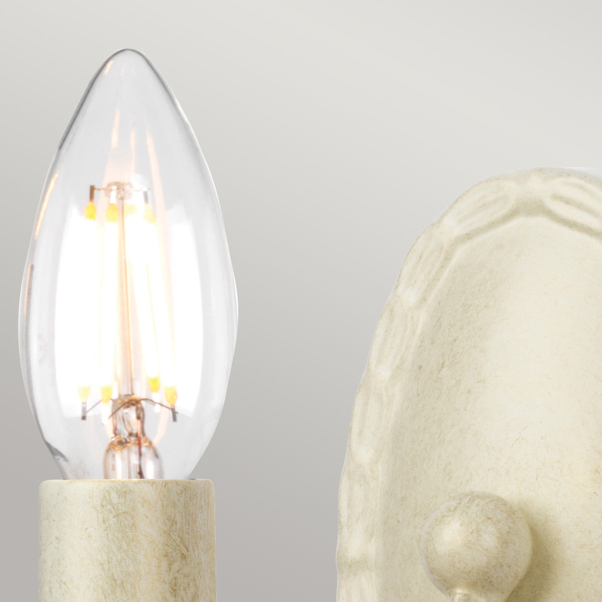 Elstead Lighting Wall Light from the Minster range. Minster 1 Light Wall Light Product Code = MN1-IV-GOLD
