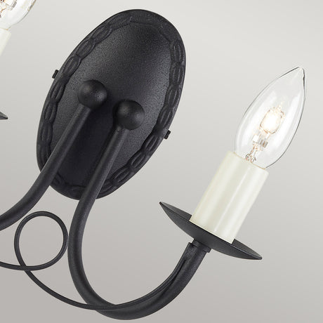Elstead Lighting Wall Light from the Minster range. Minster 2 Light Wall Light Product Code = MN2-BLACK