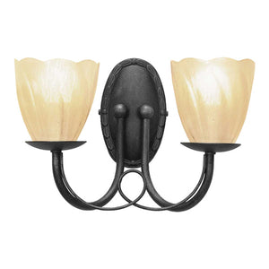 Elstead Lighting Wall Light from the Minster range. Minster 2 Light Wall Light Product Code = MN2-BLACK