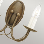 Elstead Lighting Wall Light from the Minster range. Minster 2 Light Wall Light Product Code = MN2-BLK-GOLD