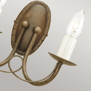 Elstead Lighting Wall Light from the Minster range. Minster 2 Light Wall Light Product Code = MN2-BLK-GOLD