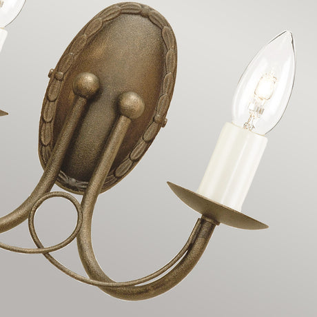 Elstead Lighting Wall Light from the Minster range. Minster 2 Light Wall Light Product Code = MN2-BLK-GOLD