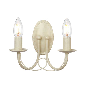 Elstead Lighting Wall Light from the Minster range. Minster 2 Light Wall Light Product Code = MN2-IV-GOLD