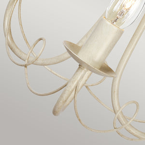 Elstead Lighting Chandelier from the Minster range. Minster 3 Light Chandelier Product Code = MN3-IV-GOLD