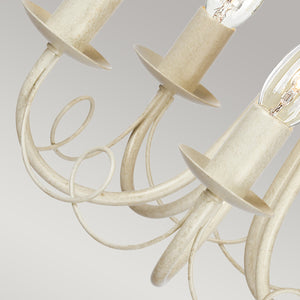 Elstead Lighting Chandelier from the Minster range. Minster 5 Light Chandelier Product Code = MN5-IV-GOLD