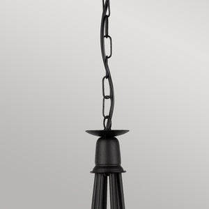 Elstead Lighting Chandelier from the Minster range. Minster 6 Light Chandelier Product Code = MN6-BLACK