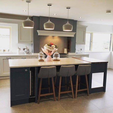 Magnalux Modena 1 Light Beige Metal Pendant Part Number - MOD01BE