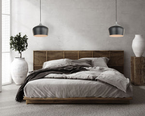 Magnalux Modena 1 Light Black Metal Pendant Part Number - MOD01BL