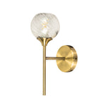 Magnalux Mona 1 Light Wall Light Antique Brass Part Number - MON01ABWL