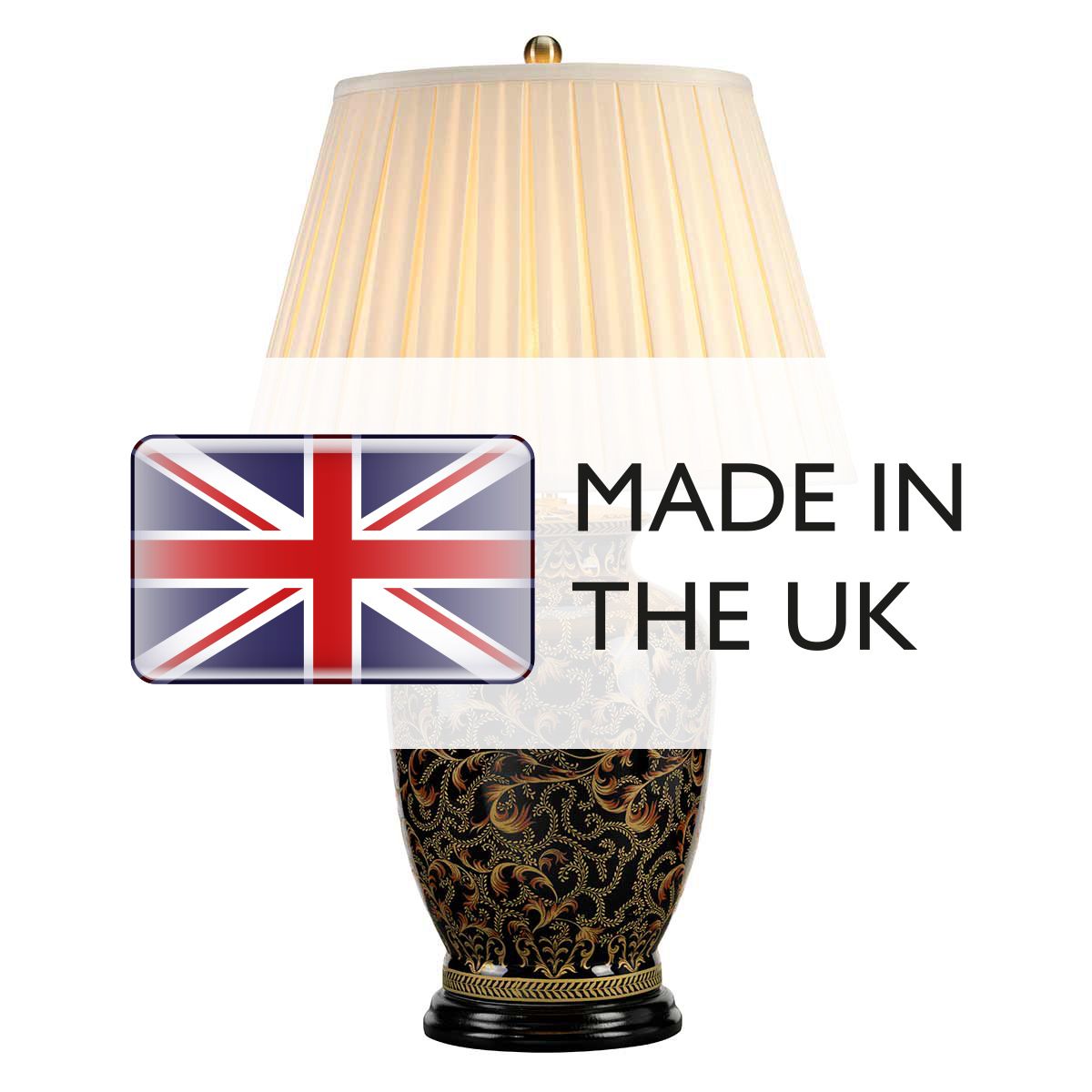 Elstead Lighting Table Lamp from the Morris range. Morris 1 Light Large Table Lamp – SKU MORRIS-TL-LARGE
