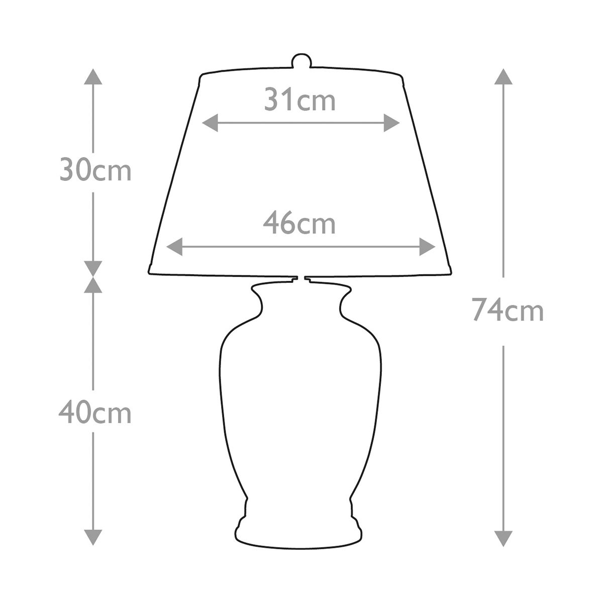 Elstead Lighting Table Lamp from the Morris range. Morris 1 Light Large Table Lamp – SKU MORRIS-TL-LARGE