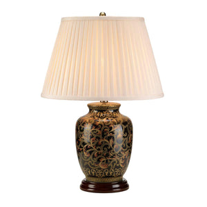 Elstead Lighting Table Lamp from the Morris range. Morris 1 Light Small Table Lamp Product Code = MORRIS-TL-SMALL