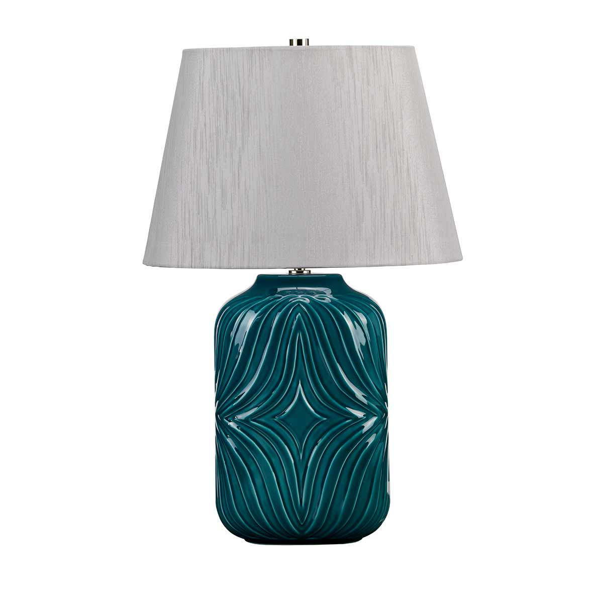 Elstead Lighting Table Lamp from the Muse range. Muse 1 Light Table Lamp - Turqoise Product Code = MUSE-TL-TURQSE