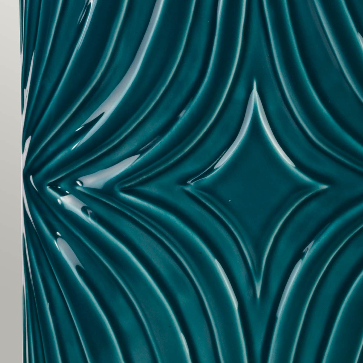 Elstead Lighting Table Lamp from the Muse range. Muse 1 Light Table Lamp - Turqoise Product Code = MUSE-TL-TURQSE